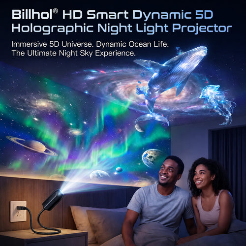 Billhol® 🇬🇧 Night Light Projector  - Smart Holographic Star Projector