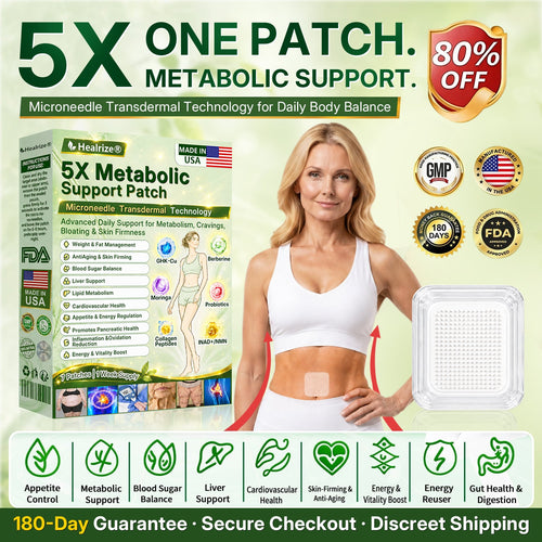 [2026 New & Upgraded: 80% OFF] ✅ Healrize® Lymphatic Drainage Slimming Nano-Microneedle Patch: Advanced transdermal patch designed to support fat metabolism, appetite control, lymphatic flow, and firmer-looking skin — without pills, injections