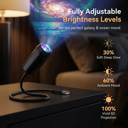 Billhol® 🇬🇧 Night Light Projector  - Smart Holographic Star Projector