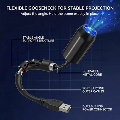 Billhol® 🇬🇧 Night Light Projector  - Smart Holographic Star Projector